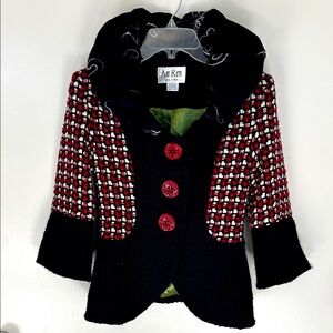 NEW An Ren Black and Red Jacket